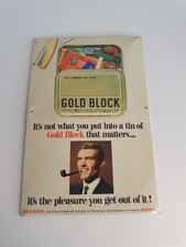 Vintage Tobacco Shop Counter Sign  St Burno Tin & Cardboard picture