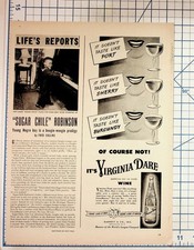 1940s Life Magazine Page Sugar Chile Robinson Pianist & Virginia Dare Wine Ad picture