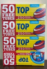 Top 100s Regular Red Cigarette Tubes - (100mm) 250ct Box (4 Boxes)~Ships in Box picture