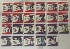 1985 Hasbro Transformers 23 Sticker Set (Minus Skywarp) Optimus Prime HOT picture