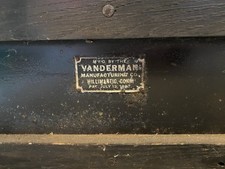 Vanderman 1897 Steel Chest. Rare, Vintage. Heavy Duty. Well Made picture