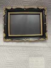 Picture Frame Black, Vintage Ornate Design 5x7 picture