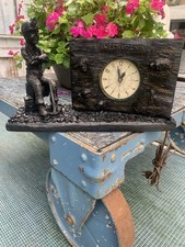 Vintage JGK Specialties Coal Miner Clock Lanshire Electric West Virginia picture