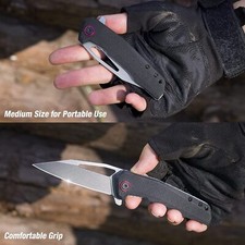 FLISSA Pocket EDC Knife Folding Knife 3.25