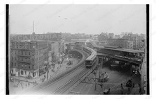 New York Chatham Square Elevated Standard Postcard COPY RPPC picture