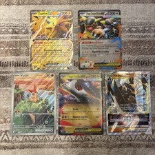 Lot of 5 Pokemon TCG Jumbo Cards Zapdos, Victini, Kleavor, Latias & Kangastan NM picture