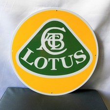 Lotus Classic Racing Logo – Vintage Heavy Metal Sign – 50 cm (19.7”) picture