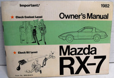 1982 Mazda RX-7 Owner's Manual Set OEM *VERY GOOD* Vintage picture