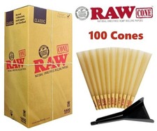 Authentic RAW Classic King Size Pre-Rolled Cones 100 Pack 🌟Loader US picture