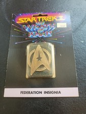 1982 Star Trek II The Wrath Of Khan Federation Insignia NEW IN PACKAGE DG1077 picture