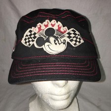 NEW Disneyland Resort Mickey’s Pit Crew #28 Strap Back Hat picture