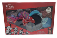 Disney Minnie 5 Piece Ear Headbands- Classic, Light Blue, Rainbow, Pink, Rose picture