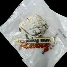 Vintage Cunningham BMW Racing Enamel Lapel Pin NOS Sealed R.O.C. 1.5