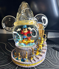 Disney Fantasia Mickey Mouse Sorcerer’s Apprentice Snowglobe light up, sound box picture