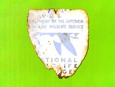 OBX Vintage Retired US DOI Sign: