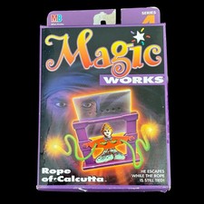 ROPE OF CALCUTTA Magic Works 1996 Trick Milton Bradley Tenyo Sutekina Open Box picture