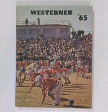 Original 1965 West High School Yearbook Denver, Colorado-The Westerner Vintage picture
