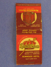 Newhouse Hotel Matchbook Cover - Salt Lake City, Utah / Royal Room picture