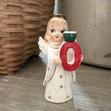 VTG Commodore Heavenly Noel Angel O Candle Holder Replacement Japan 1950s picture