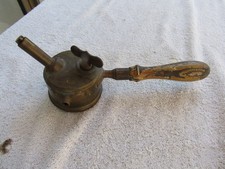 Antique blow torch naphta vapor burning soldering iron Frank Rhind pat 4/4 1893 picture
