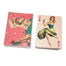 54 Unique Vintage Pin-Up Designs - Beautiful Cute Girls Playing Cards Poker Deck picture