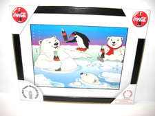 NEW 1998 Coca-Cola Serigraphic Cel-Framed Your Coke Sir Collectible Print picture