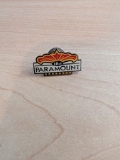 Vintage Paramount Theater Charlottesville Virginia Enamel Lapel Pin Marquee Logo picture