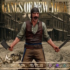 1:8 Bill The Butcher Gangs of New York Fan Art UNPAINTED Garage Kit picture