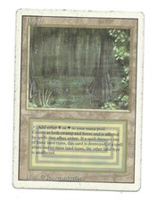 Magic MTG 1x Bayou Revised English Dual Land Gathering www_MoxBeta_com picture