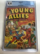 YOUNG ALLIES Splash Flashback Reprint #8 Highest Graded CGC 9.4 White Pages picture