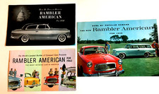 1958, 1959, 1960 RAMBLER AMERICAN: THREE CAR BROCHURES WITH ONE FOLD-OUT picture