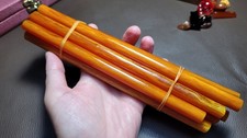Amber Bakelite Rods faturan Catalin for making prayer beads, Tasbih, Misbaha - 2 picture