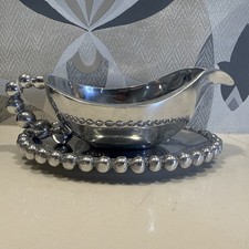 Mariposa Pearl  Gravy Boat Set #624*Pre-Owned picture