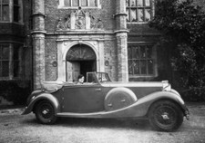 Lagonda LG45 drophead coupe circa 1936 OLD PHOTO picture