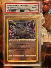 Pokémon Radiant Eevee SWSH230 SWSH Black Star Promo PSA 10 2022 Pokémon GO picture