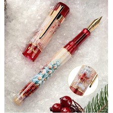 Benu Haute Collection Fountain in Noel in Snow - Broad - NEW in Box picture
