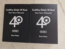 Gambling Sleight Of Hand: Forte Years Of Research By Steve Forte (Volume 1 &2) 1 picture