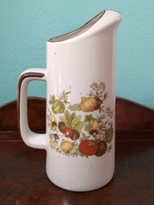 Vtg Cottage Core Retro Inarco SPICE OF LIFE Stoneware Pitcher Vegetables Japan  picture