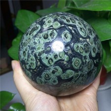 2126g large natural peacock eye Crystal Sphere Ball Healing #D17 picture