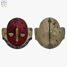 WWII ARMY COOK AND BAKER SCHOOL DISTINCTIVE UNIT INSIGNIA DUI PIN-BACK WW2 picture