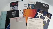 Vintage NASA Ephemera Lot Posters Pamphlets Education Space Shuttle 1980s 1990s picture