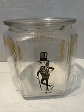 Vintage PLANTERS Hexagonal Glass 