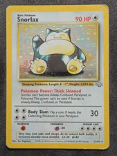 Pokemon TCG Jungle Snorlax 11/64 Holo Rare Card Vintage WOTC - HP picture