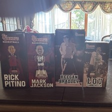Coca-Cola St. John's Basketball Bobblehead 4 Pack Pitino Jackson Carnesecca picture