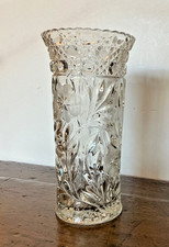 1916 EAPG McKee Glass #410 Innovation Series  HTF  Depression Vase Round VG picture
