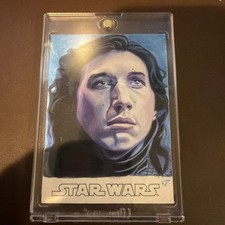 Kris Penix 1/1 Star Wars Evolution 2106 Sketch Kylo Ren Ben Solo Rare picture