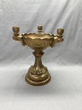 Vtg Universal Statuary Corp Plastic Candelabra Flower Bowl Centerpiece  1970 picture