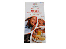 Troyes France Office of Tourism Brochure and Map NEW picture