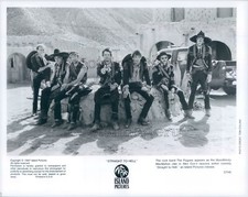 1987 Press Photo Rock Band The Pogues Scene From 1980s Movie Straight to Hell picture