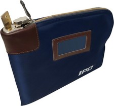 Waterproof Cash Bag with Lock and 2 Keys, 11 X 8.6 Inches, Canvas Documents Bag, picture